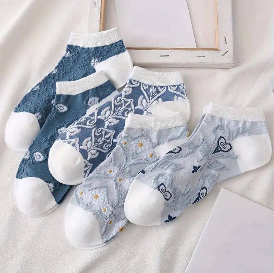 جوراب مچی گل برجسته