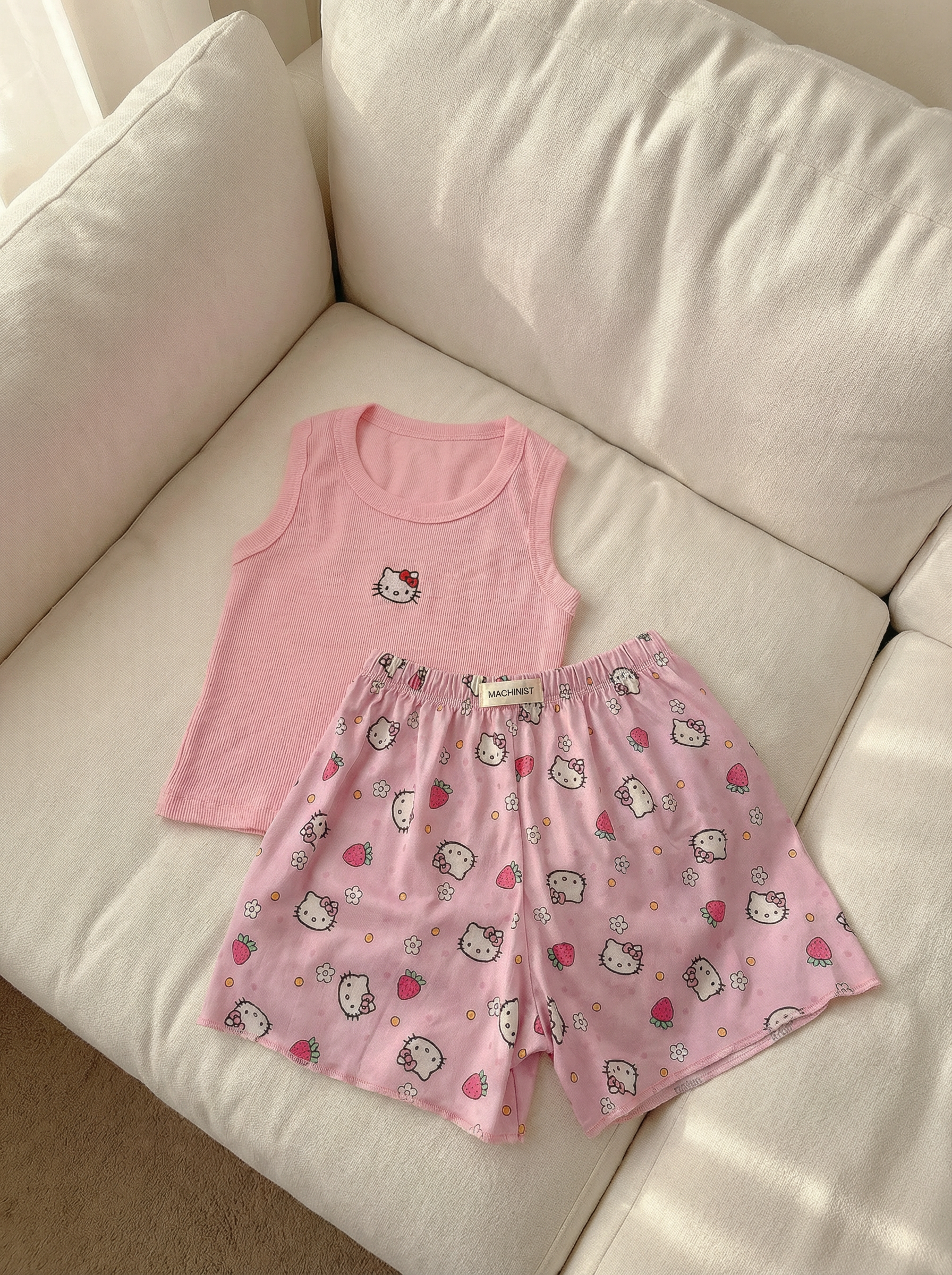 ست کراپ و شورتک کیتی