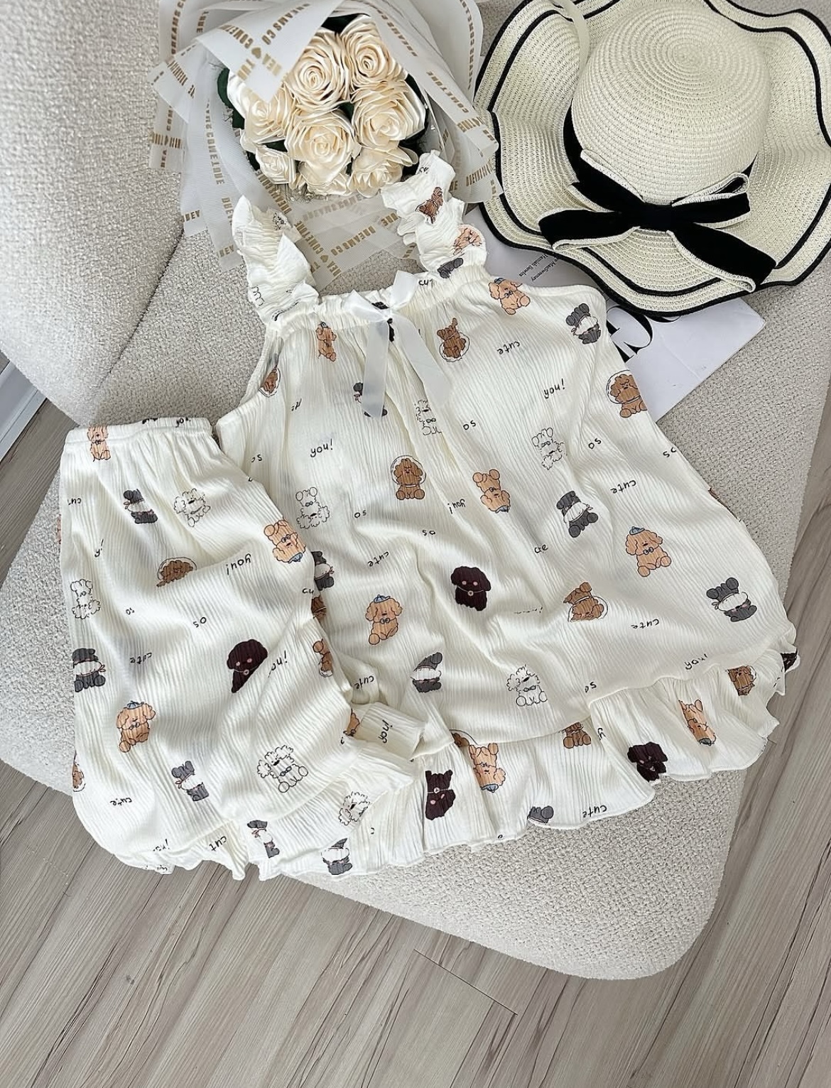 ست تاپ‌و شورتک🐶
